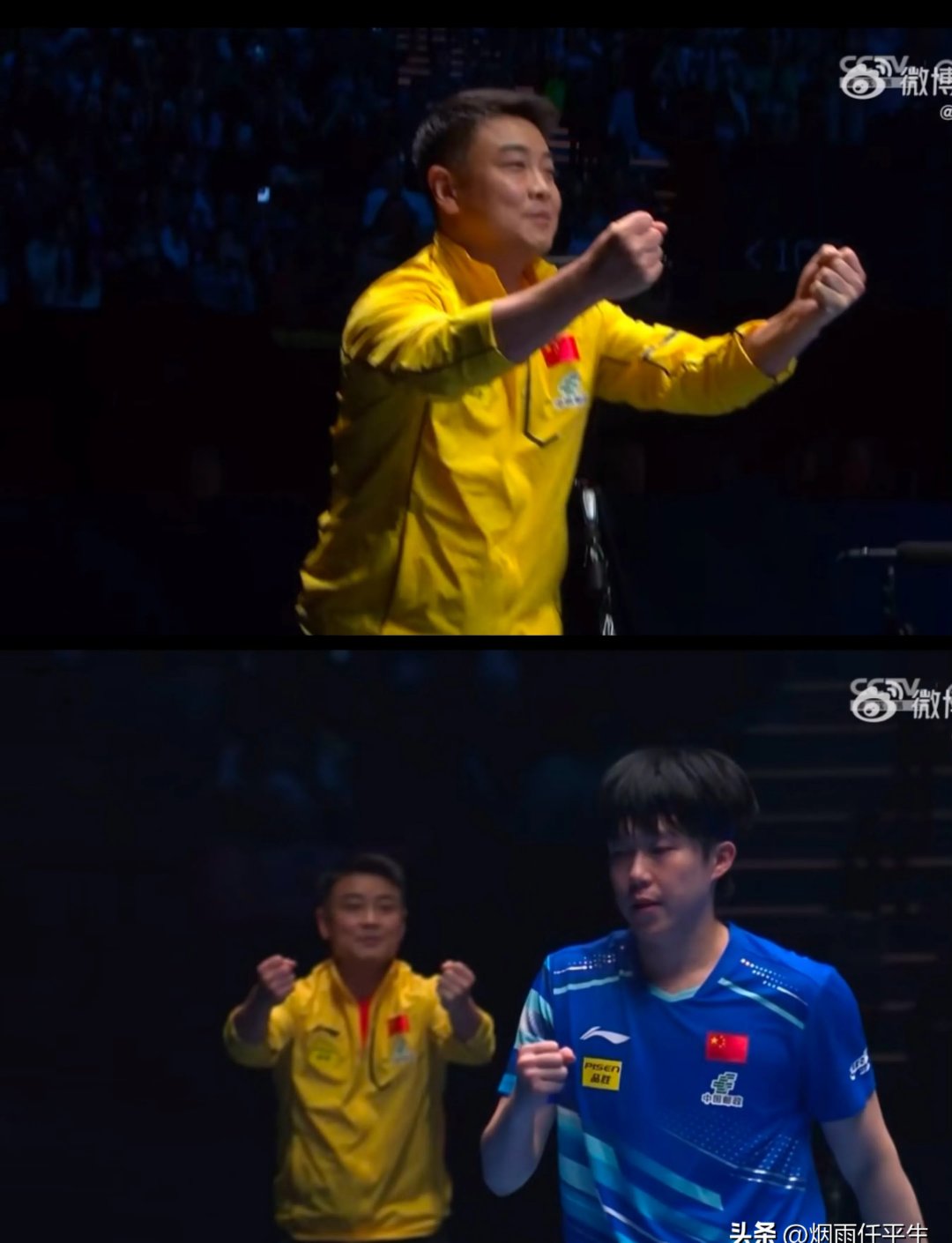 韩国乒乓球队轻取英国乒乓球队，王皓送出助攻