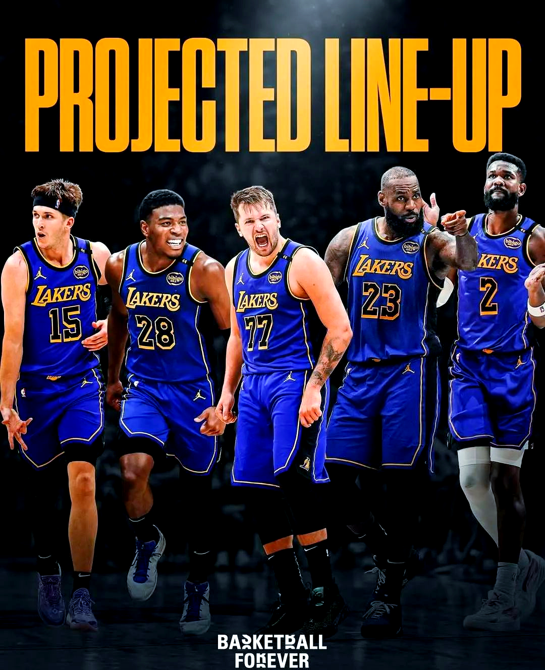 关于洛杉矶湖人队新阵容揭晓，引发球迷极大兴奋的信息